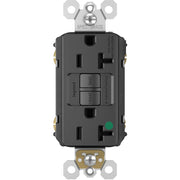 Hospital Grade Tamper-Resistant 20A Self-Test GFCI Receptacle, Black - Bees Lighting