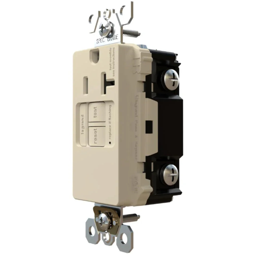 Simplex Recept Legrand Radiant 2097TRSGLLA 20A Simplex GFCI Outlet | Bees Lighting