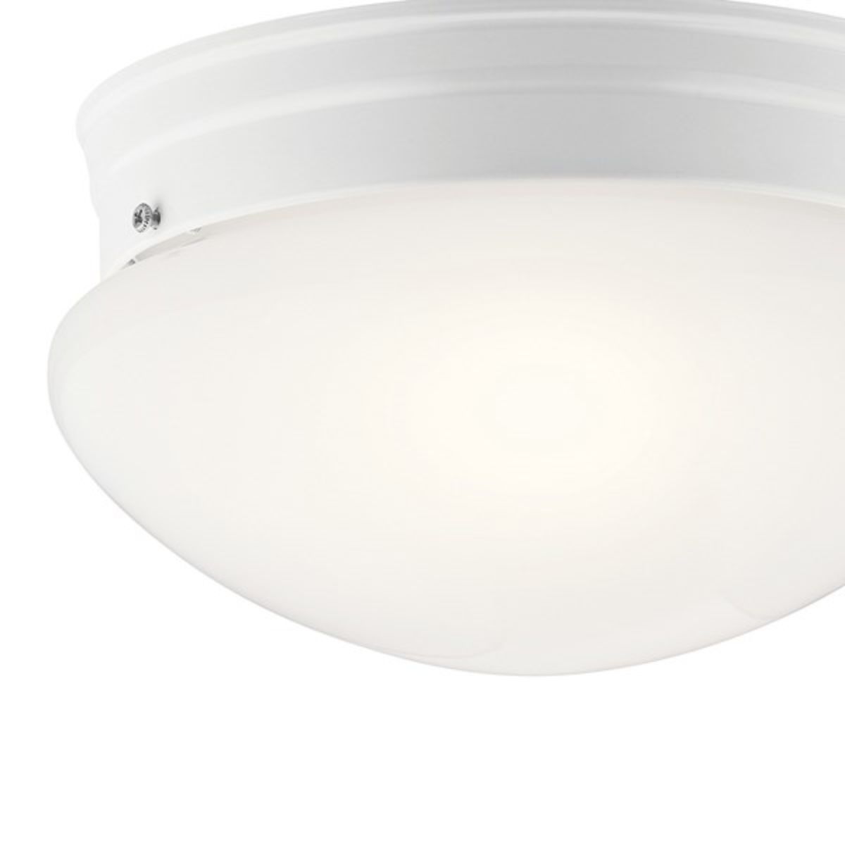Ceiling Space 9 in. 2 Lights Puff Light White finish - Bees Lighting