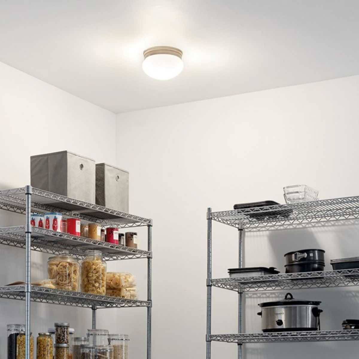 Ceiling Space 9 in. 2 Lights Puff Light White finish - Bees Lighting