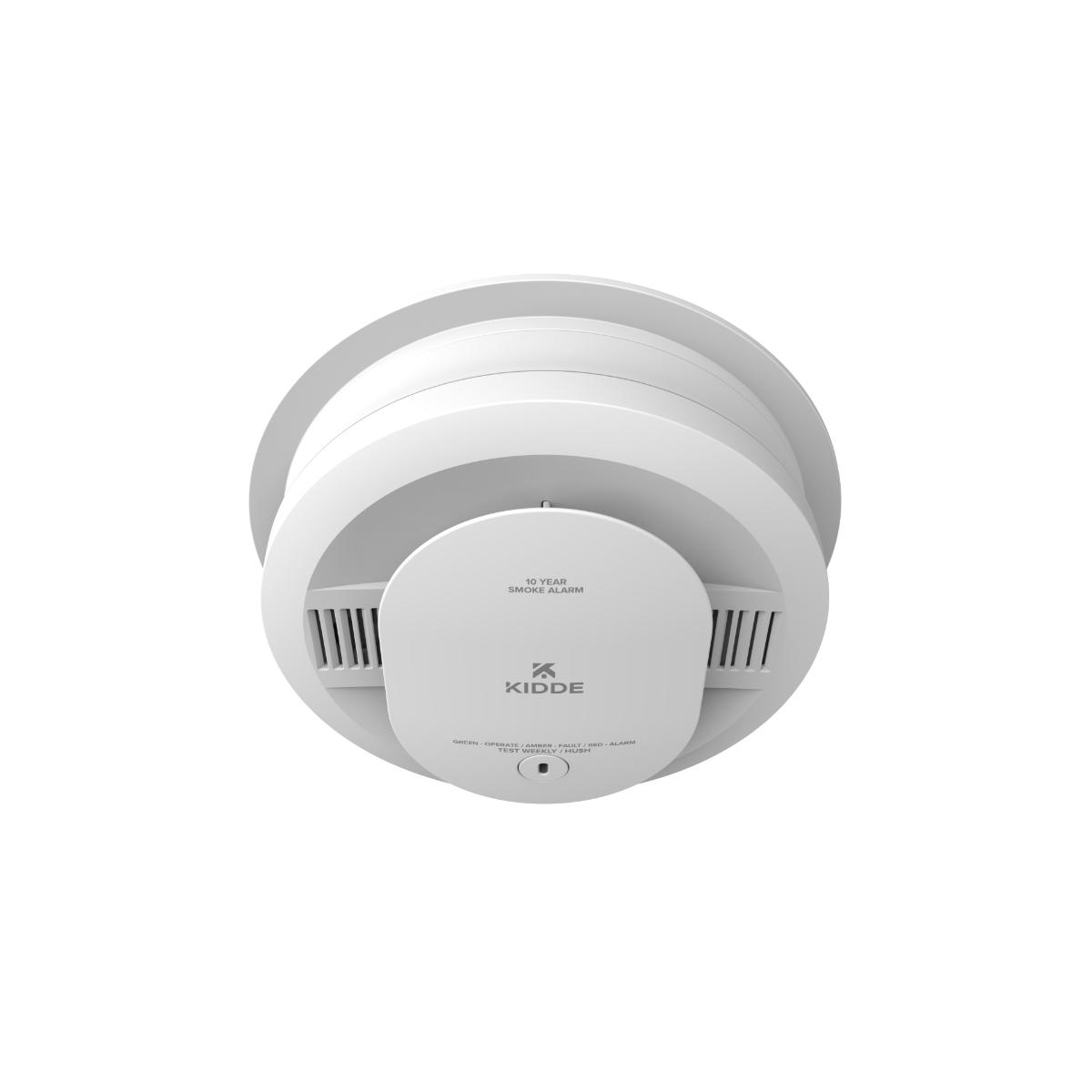 Detect Hardwired+10-Year Battery Backup Smoke Detector, Voice Alerts - Bees Lighting