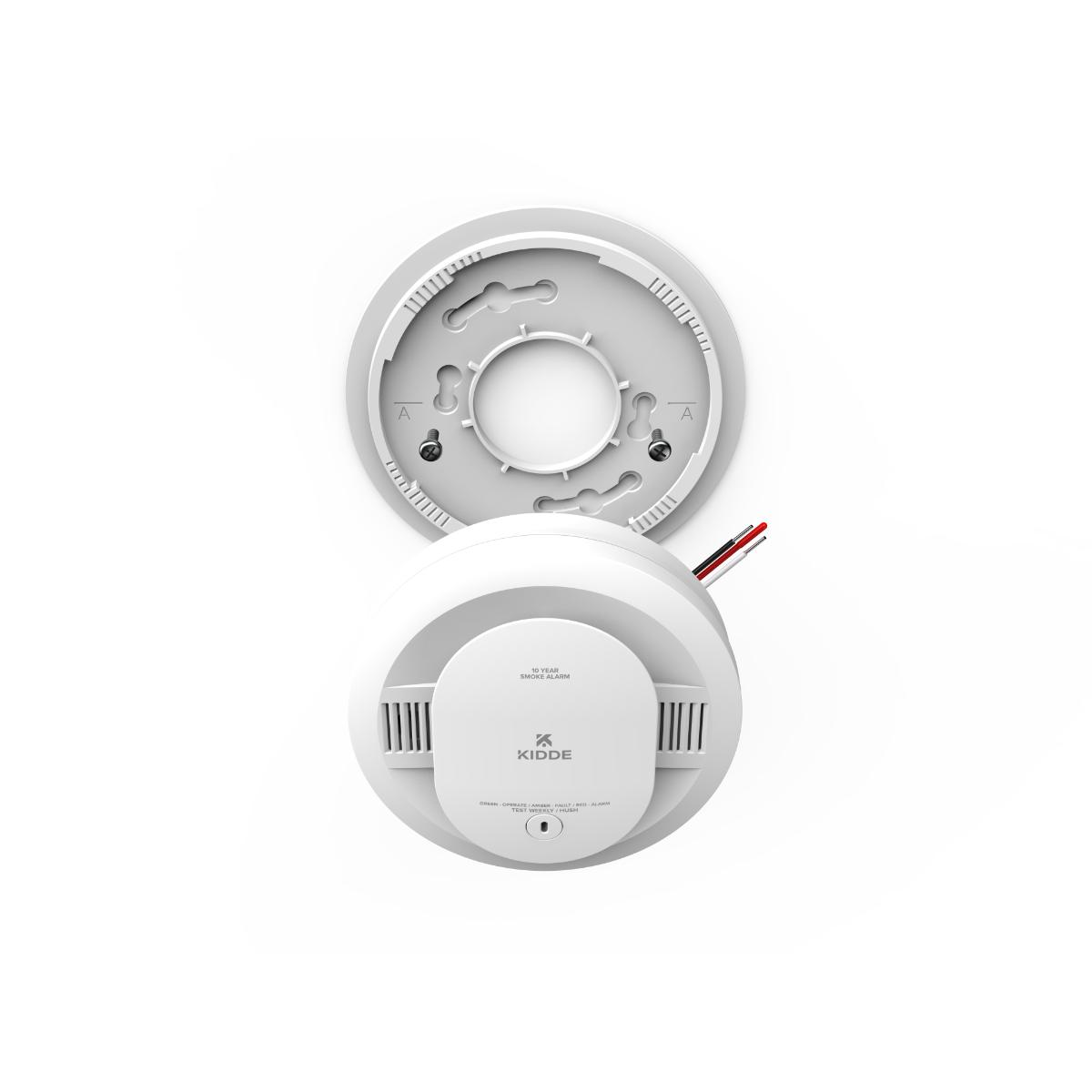 Detect Hardwired+10-Year Battery Backup Smoke Detector, Voice Alerts - Bees Lighting