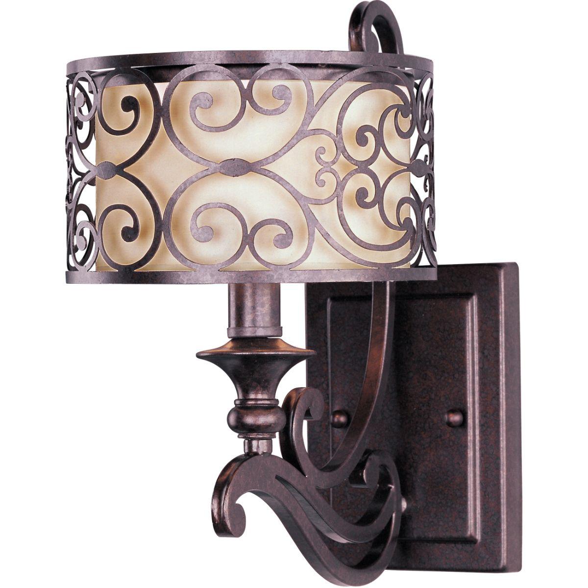 Mondrian 12 in. Armed Sconce Bronze Finish