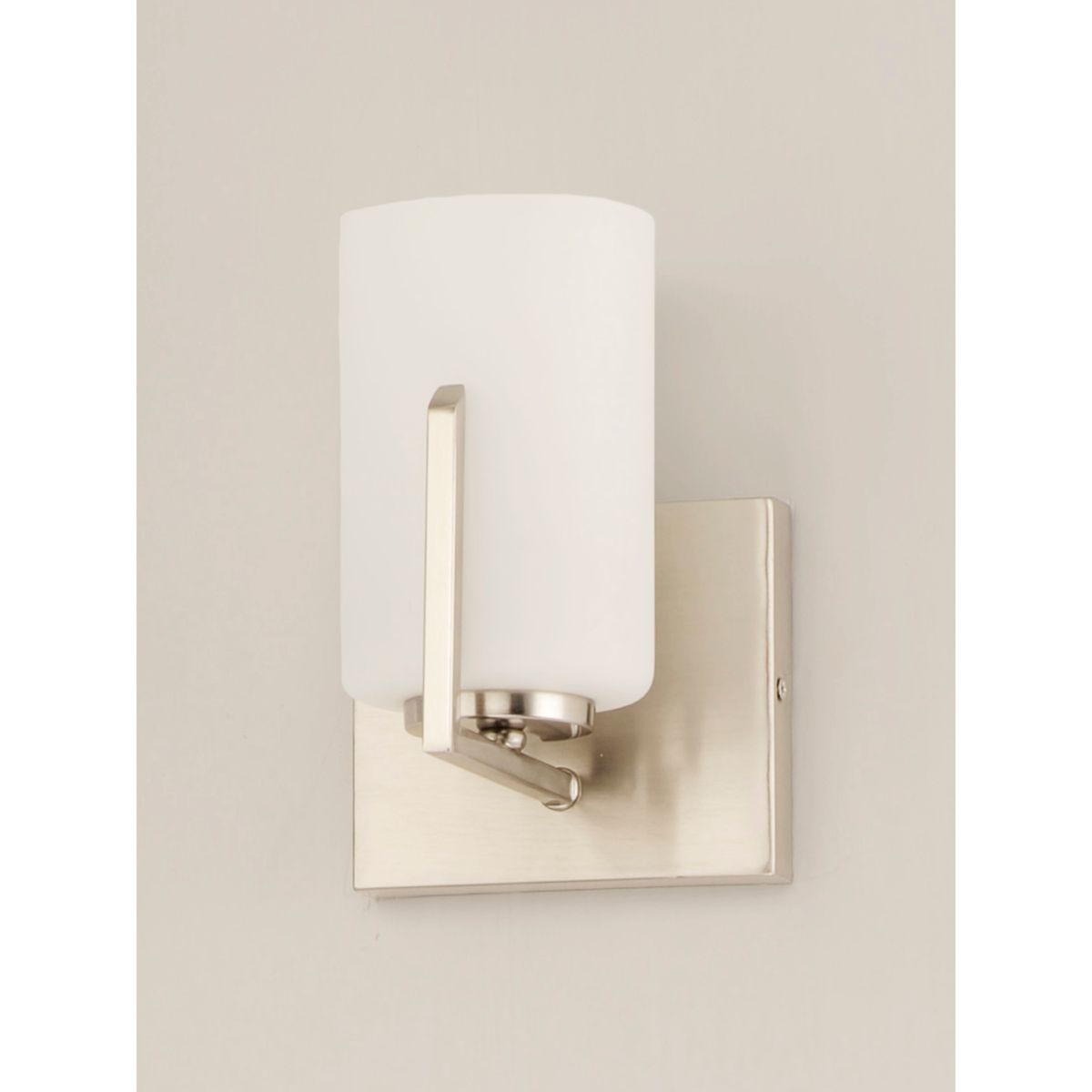 Dart 8 in. Armed Sconce Nickel Finish - Bees Lighting