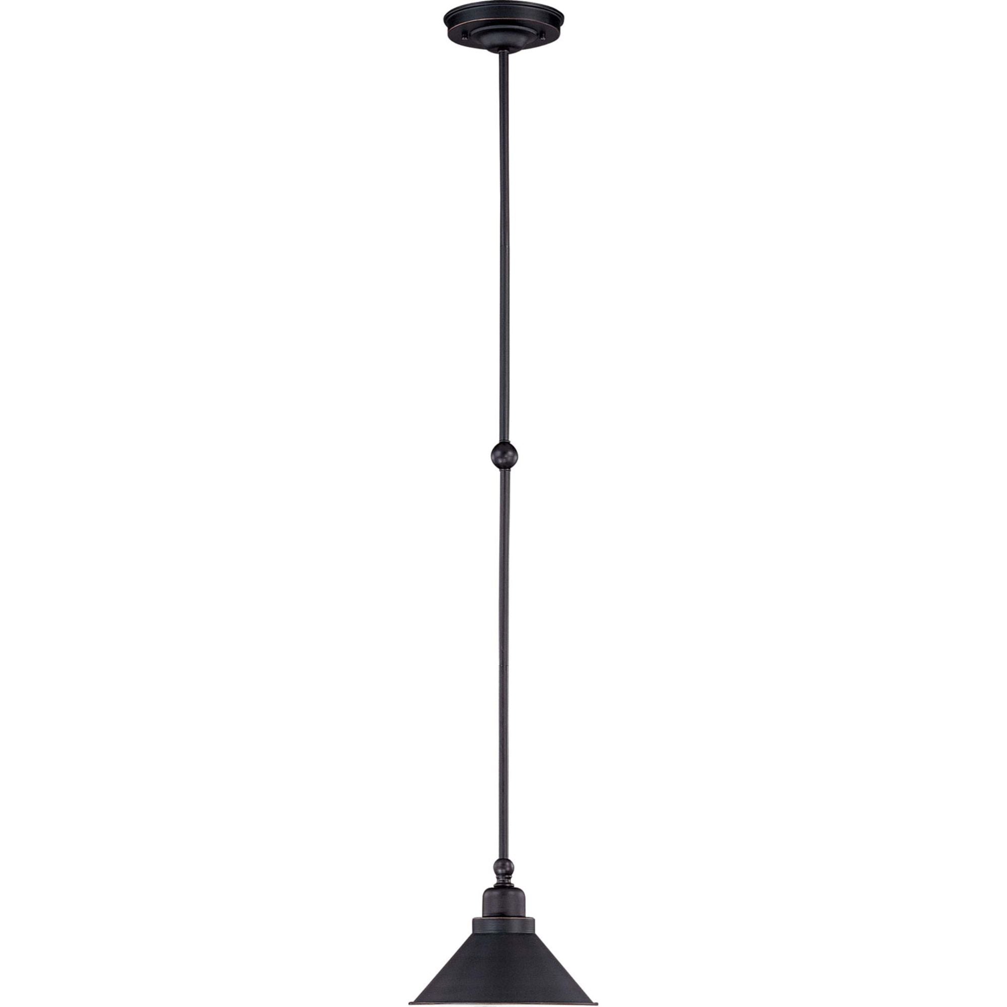 Bridgeview 9" Mini Pendant, Bronze Finish - Bees Lighting