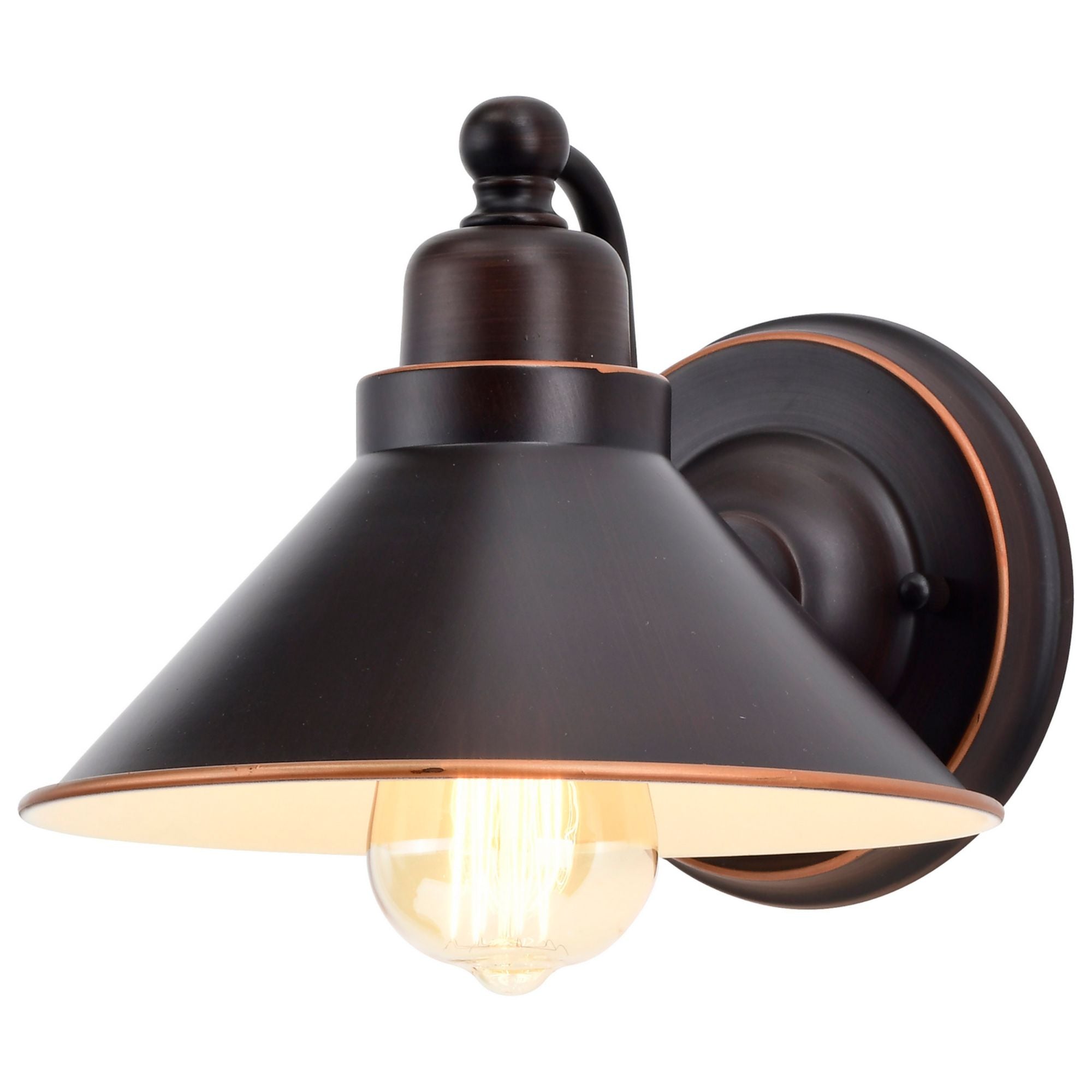 Bridgeview 9 In. Armed Sconce Bronze Finish