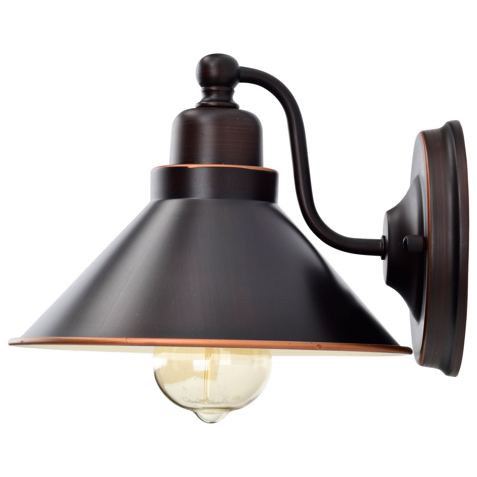 Bridgeview 9 In. Armed Sconce Bronze Finish