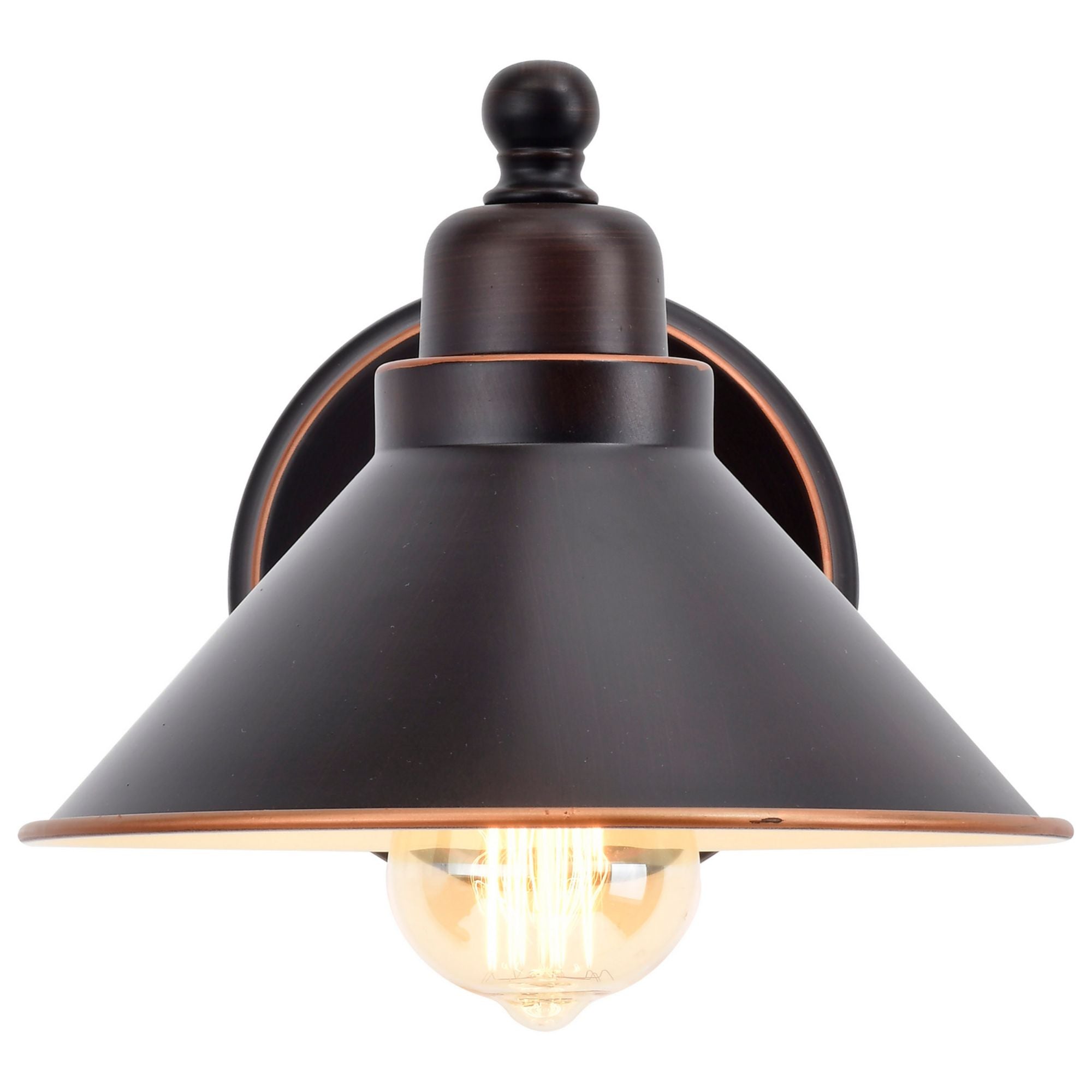 Bridgeview 9 In. Armed Sconce Bronze Finish