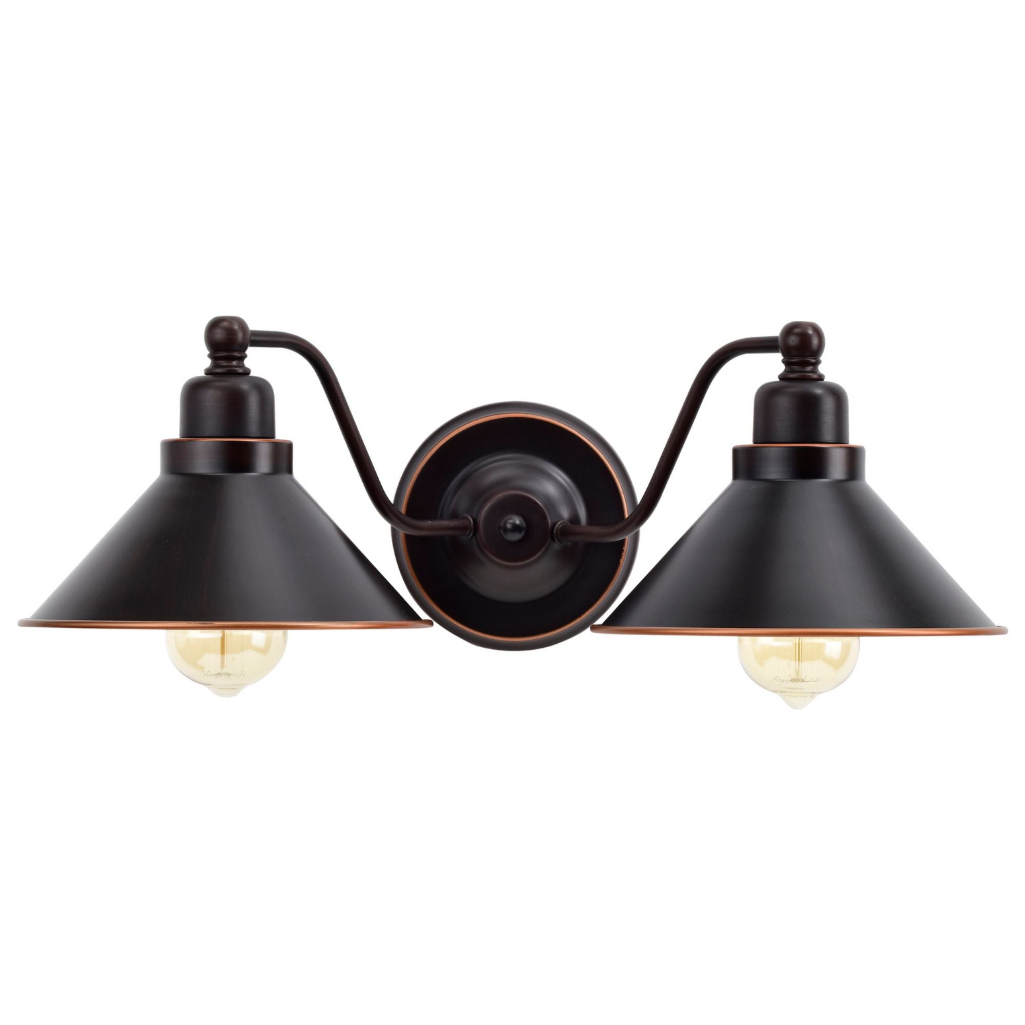 Bridgeview 20 in. 2 Lights Vanity Light Bronze Finish