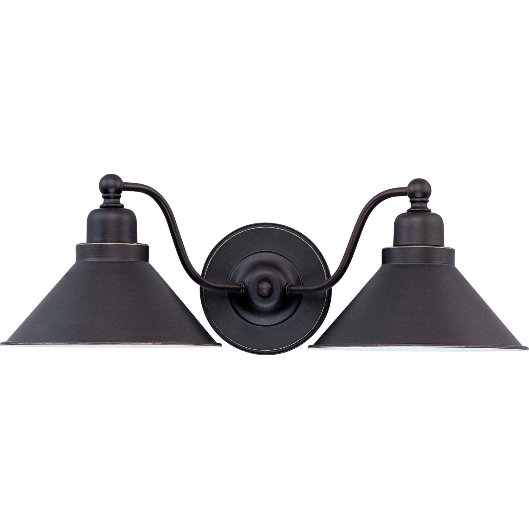 Bridgeview 20 in. 2 Lights Vanity Light Bronze Finish