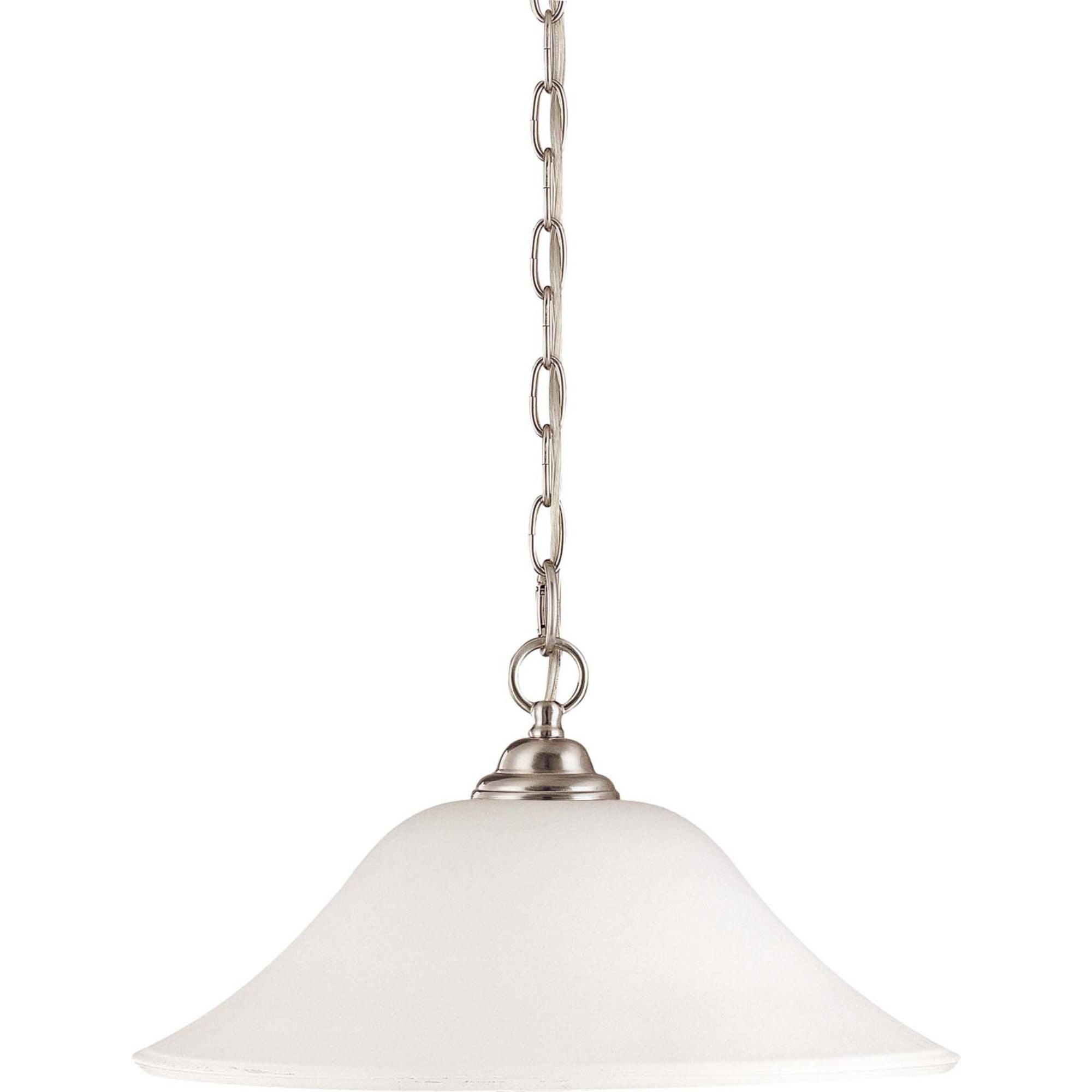 Dupont 16" Pendant, Brushed Nickel Finish - Bees Lighting
