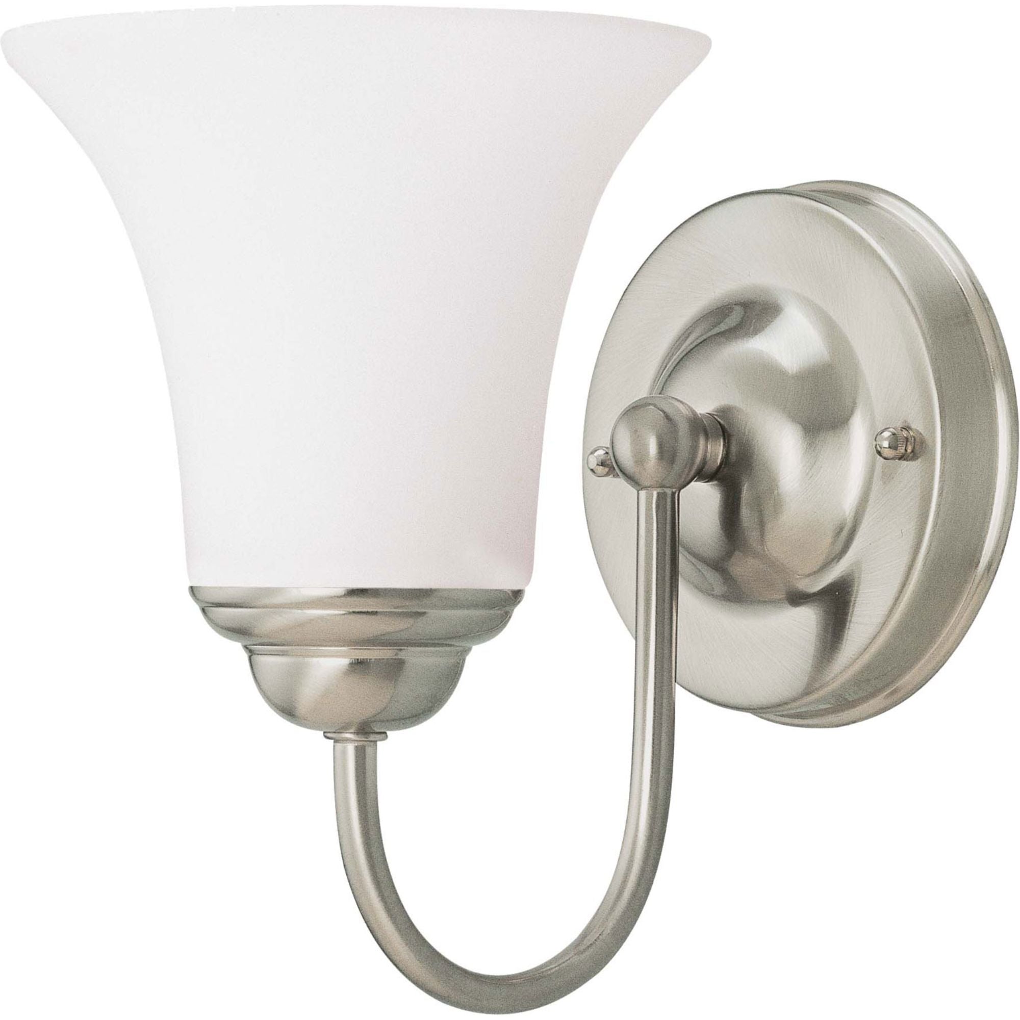 Dupont 8" Vanity, Brushed Nickel Finish - Bees Lighting