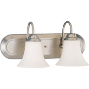 Dupont 13" 2-Light Vanity, Brushed Nickel Finish - Bees Lighting