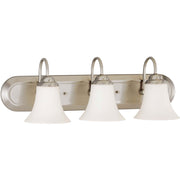 Dupont 24" 3-Light Vanity, Brushed Nickel Finish - Bees Lighting
