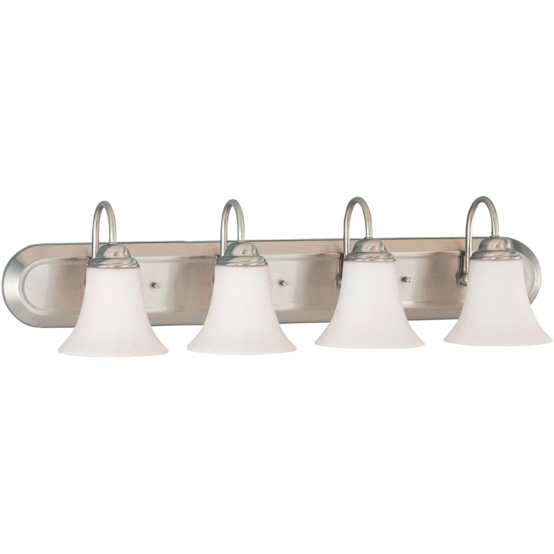 Dupont 30" 4-Light Vanity, Brushed Nickel Finish - Bees Lighting