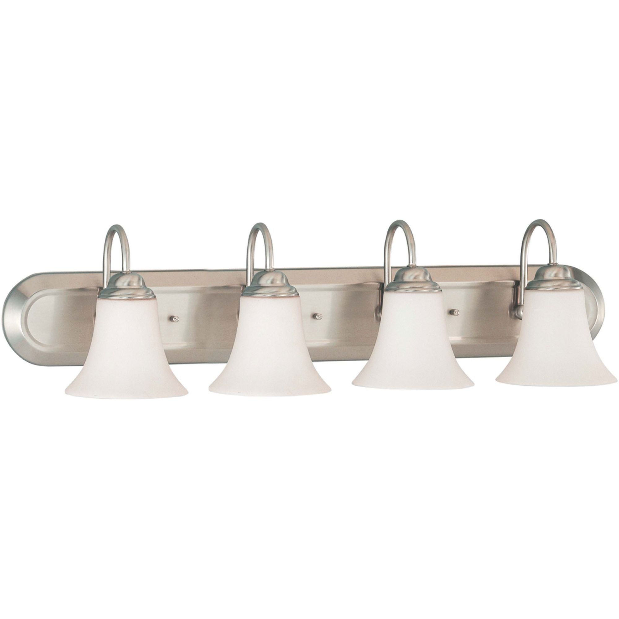 Dupont 30" 4-Light Vanity, Brushed Nickel Finish - Bees Lighting