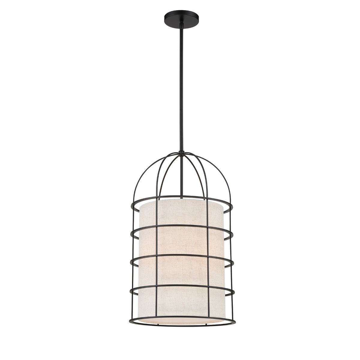 Gateway Park 14 in. 4 Lights Pendant Light Black Finish - Bees Lighting