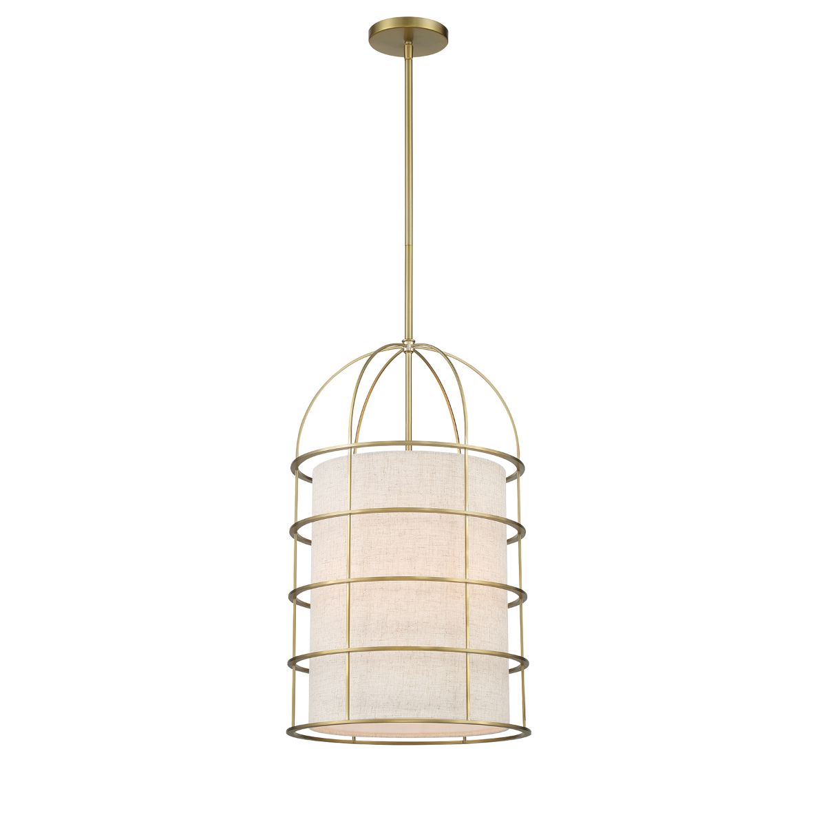 Gateway Park 14 in. 4 Lights Pendant Light Brass Finish - Bees Lighting