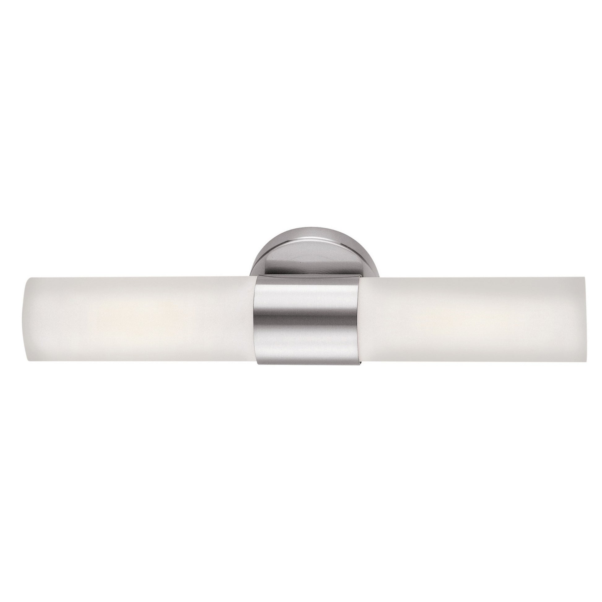 Aqueous 20" 2-Light Wall Fixture, Brushed Steel Finish - Bees Lighting