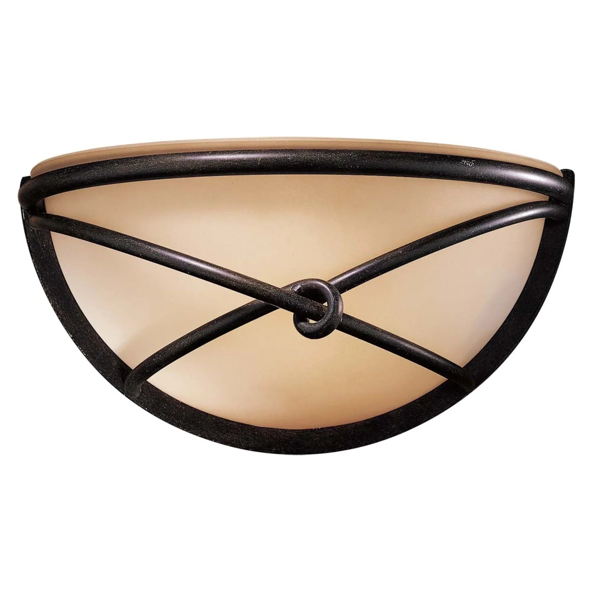 Aspen 1971-138 II Wall Sconce | Aspen Bronze, Rustic Scavo Glass – Bees ...