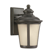 Cape May 11" Small Outdoor Wall Lantern, Burled Iron Finish - Bees Lighting