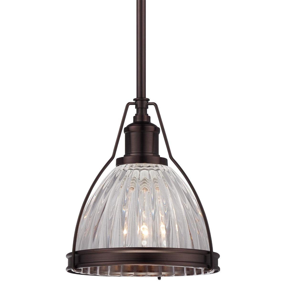 Pendant Light 8 in. Dark Bronze Finish