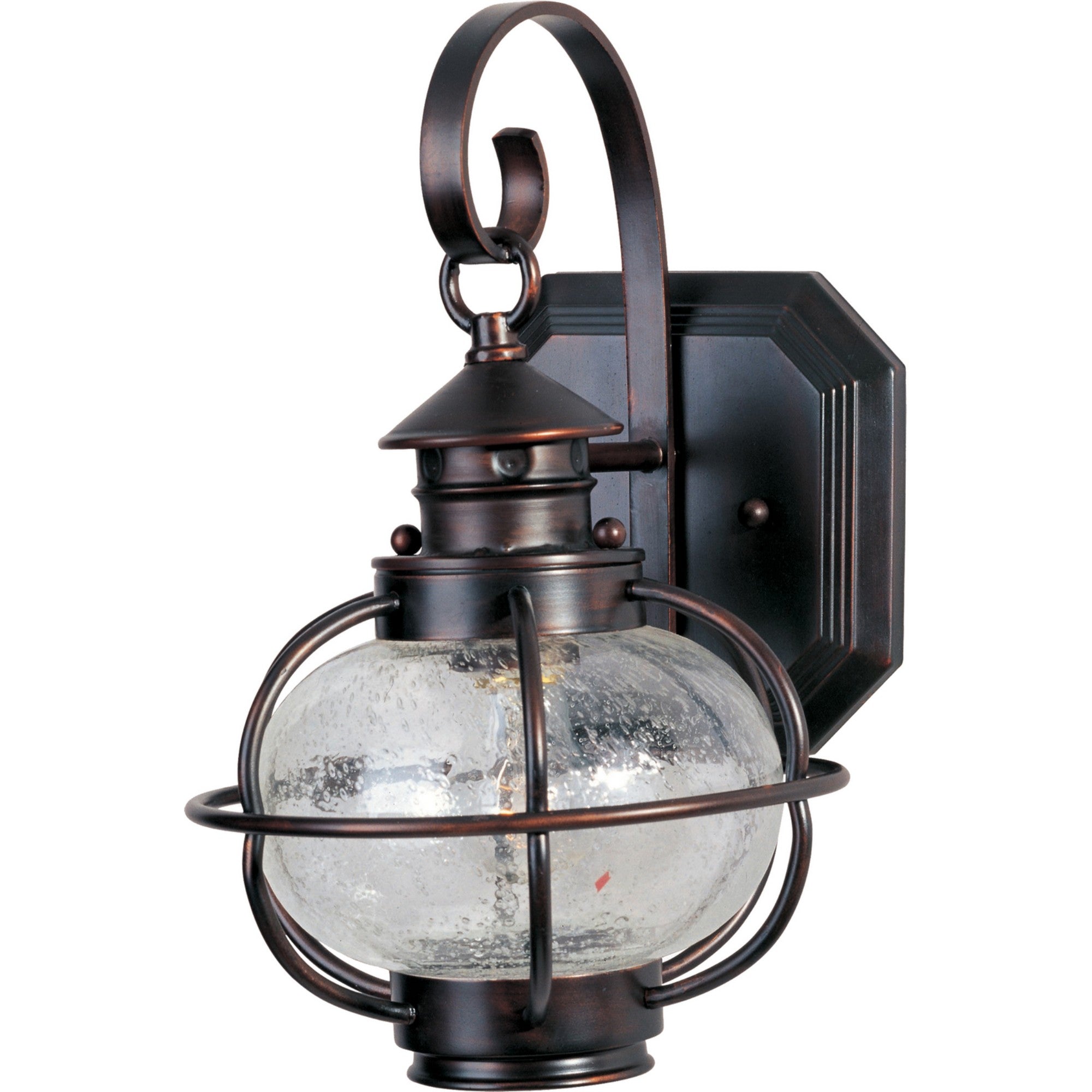 Portsmouth 13" Outdoor Wall Lantern, Oil Rubbed Bronze Finish - Bees Lighting