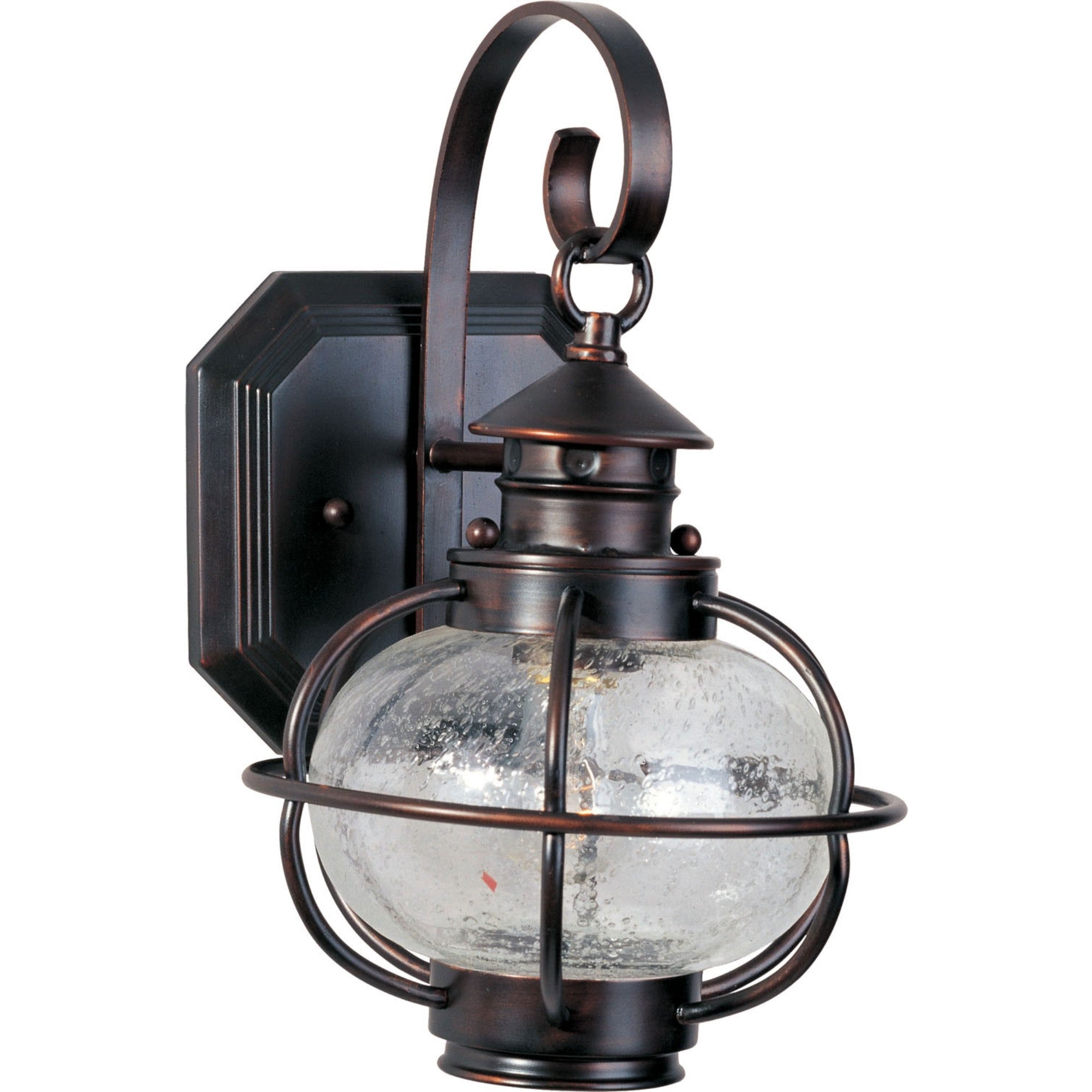 Portsmouth 13" Outdoor Wall Lantern, Oil Rubbed Bronze Finish - Bees Lighting