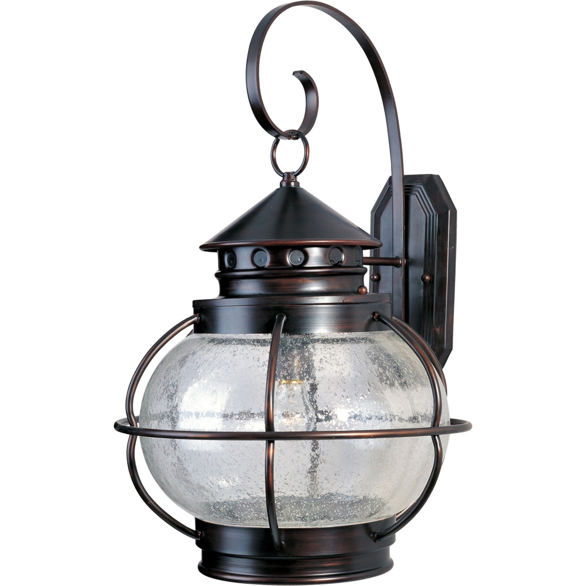 Portsmouth 23" Outdoor Wall Lantern, Oil Rubbed Bronze Finish - Bees Lighting