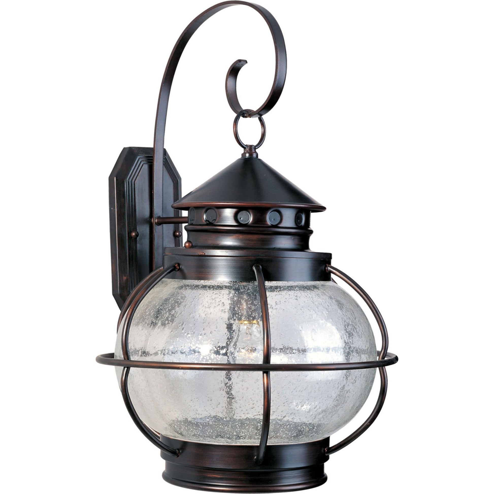 Portsmouth 23" Outdoor Wall Lantern, Oil Rubbed Bronze Finish - Bees Lighting