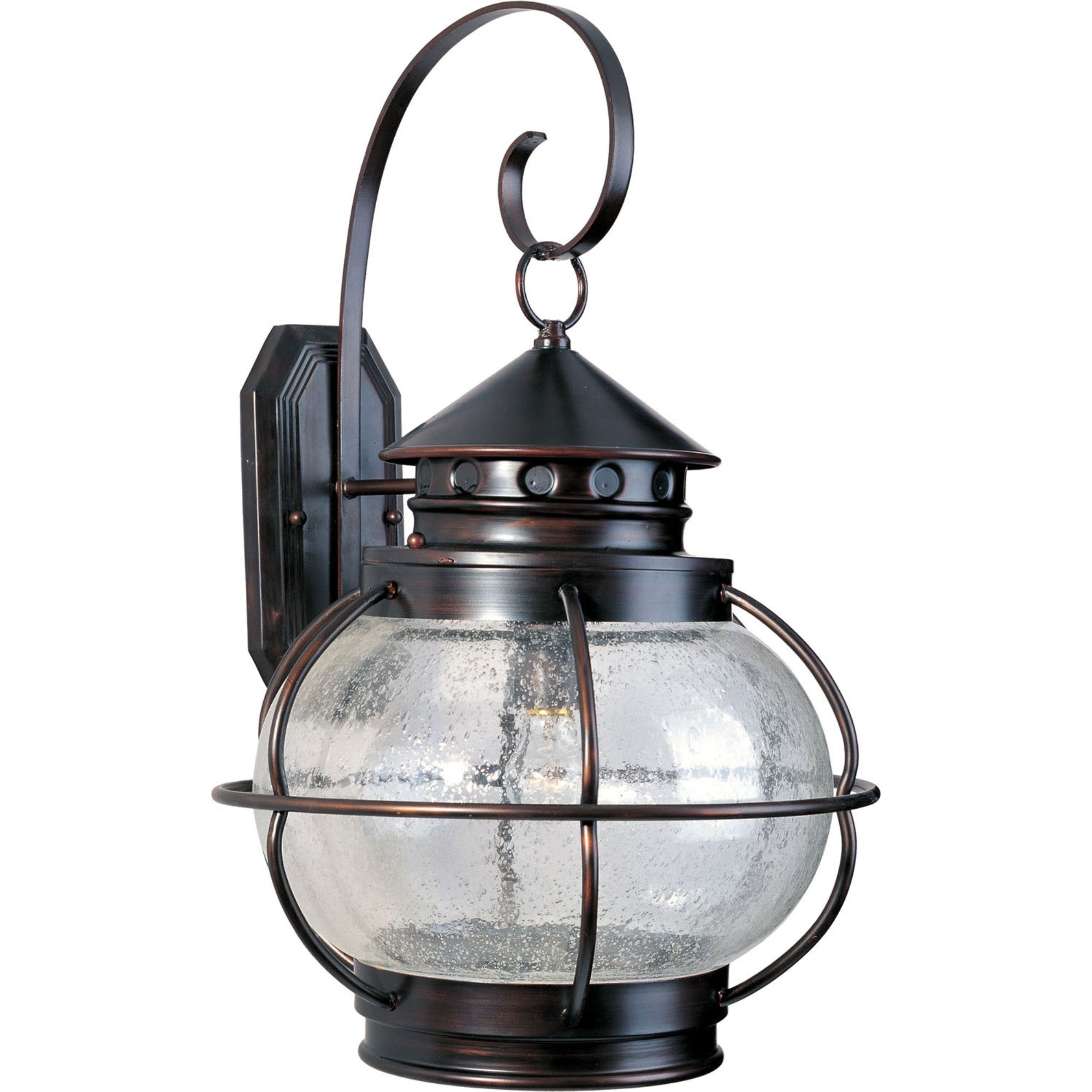 Portsmouth 23" Outdoor Wall Lantern, Oil Rubbed Bronze Finish - Bees Lighting
