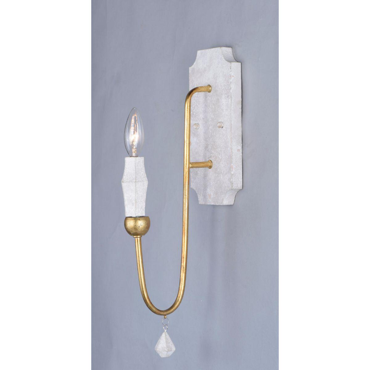 Claymore 18 in. Armed Sconce Gold Finish
