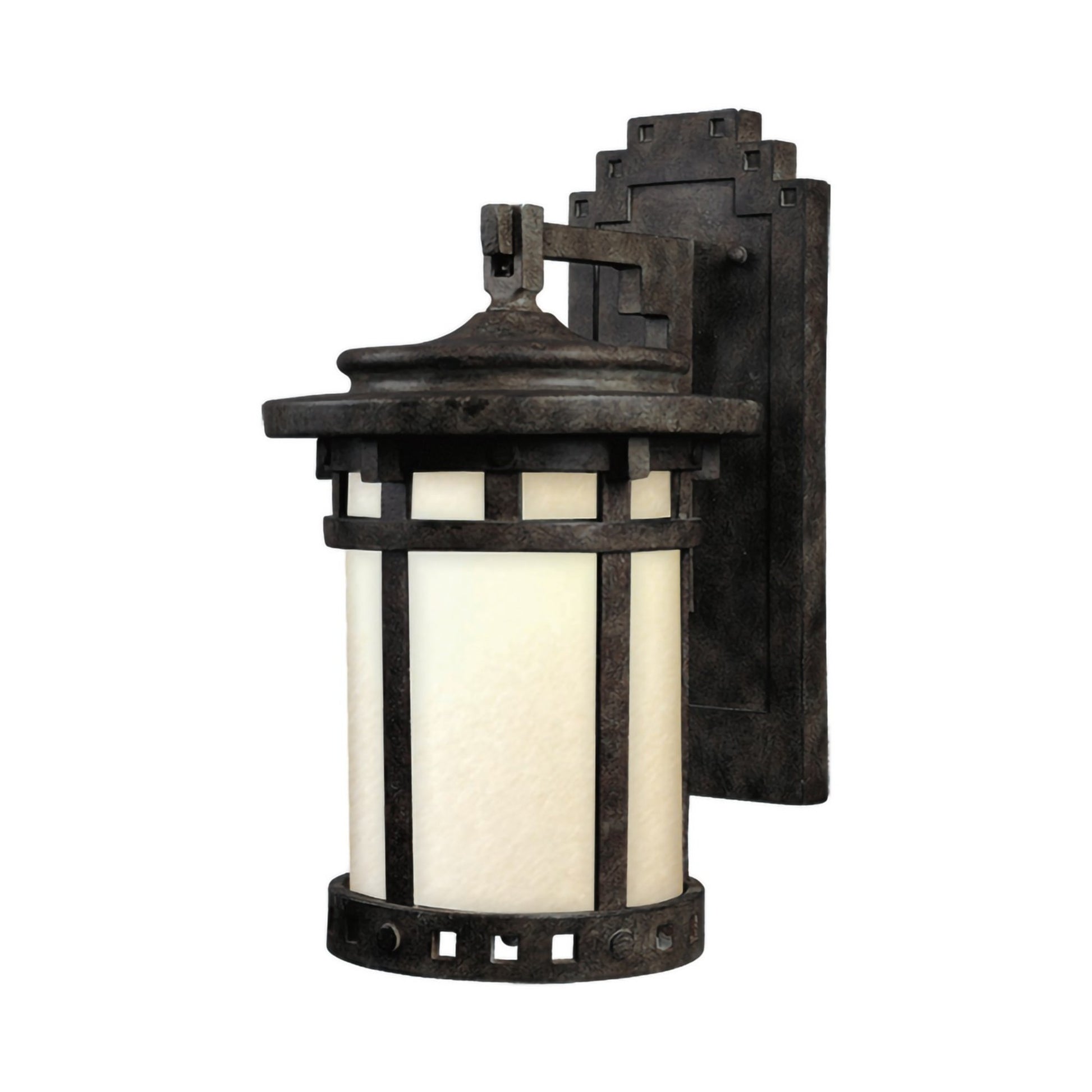 Santa Barbara Dark Sky 14" Outdoor Wall Lantern, Sienna Finish - Bees Lighting