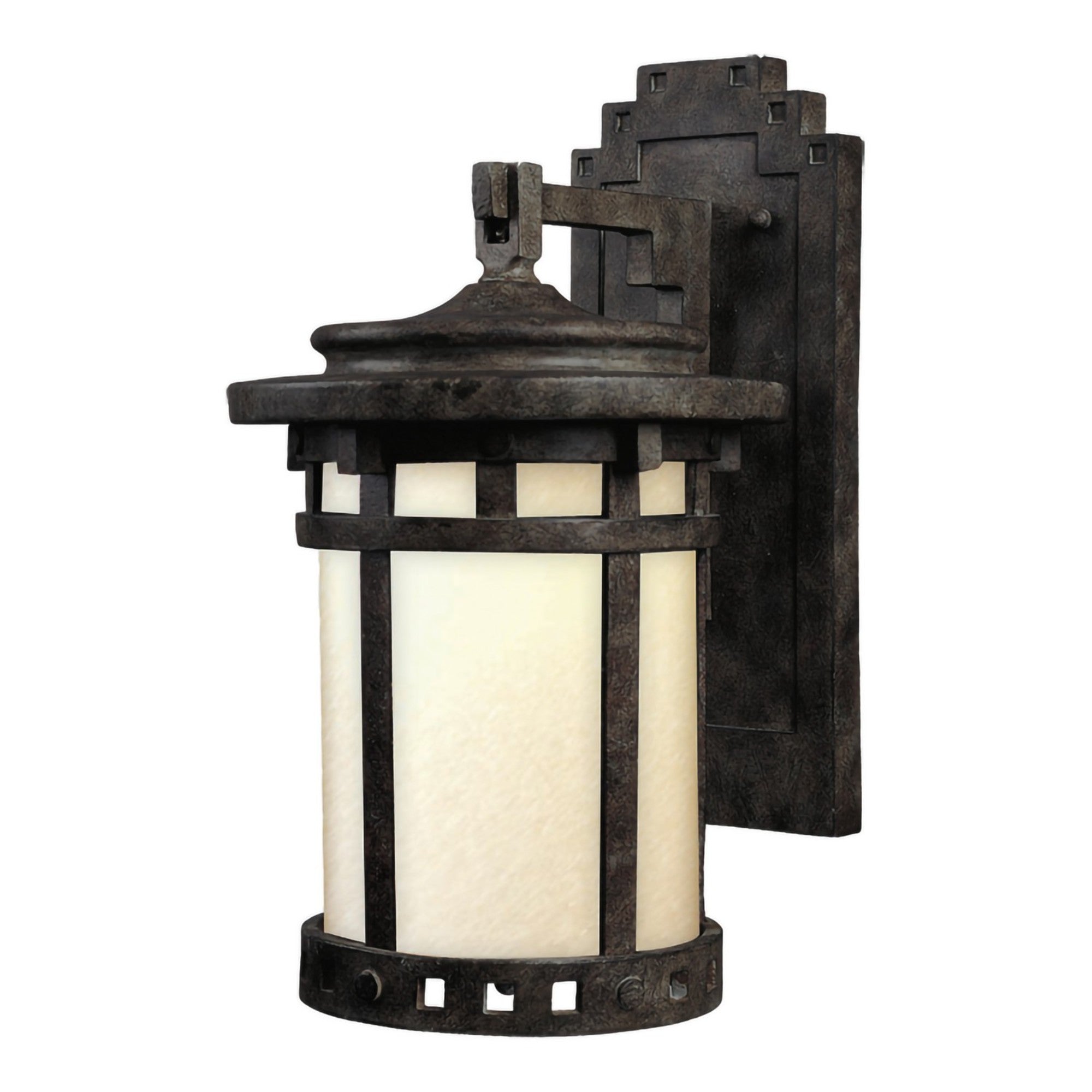 Santa Barbara Dark Sky 16" Outdoor Wall Lantern, Sienna Finish - Bees Lighting