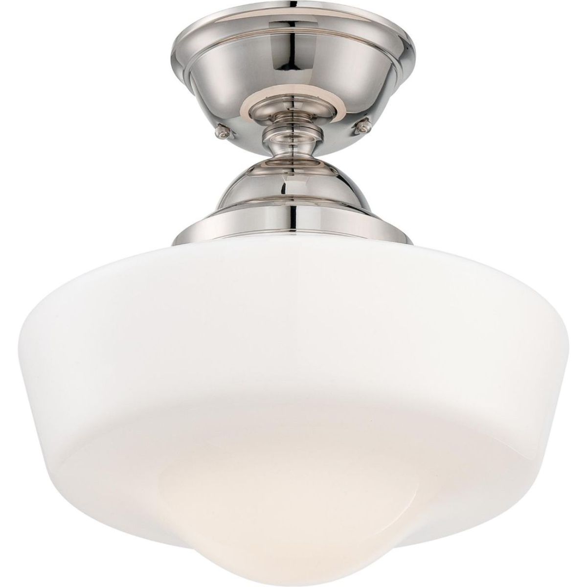 15 in. Semi flush Mount Light Polished Nickel finish - Bees Lighting