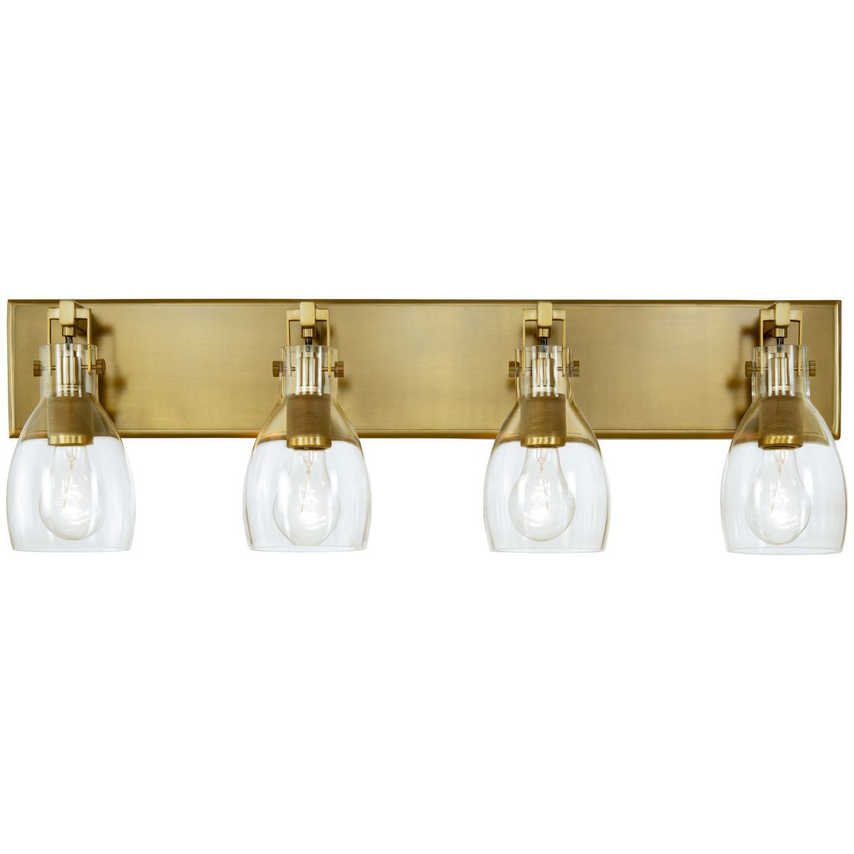Tiberia 30 in. 4 Lights Vanity Light Brass finish - Bees Lighting