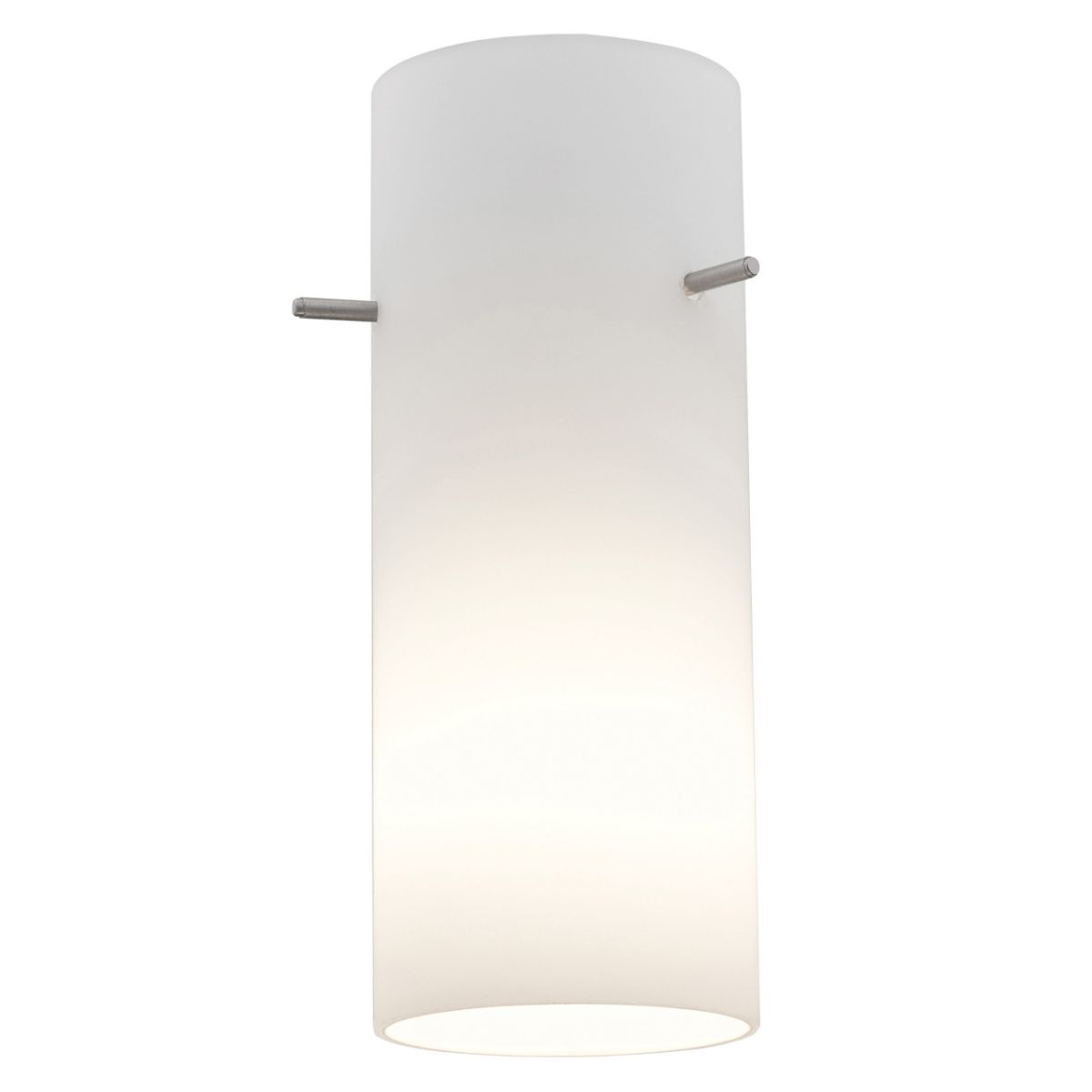 Cylinder 10 in. Opal Glass Pendant Shade with 4 in. Fitter