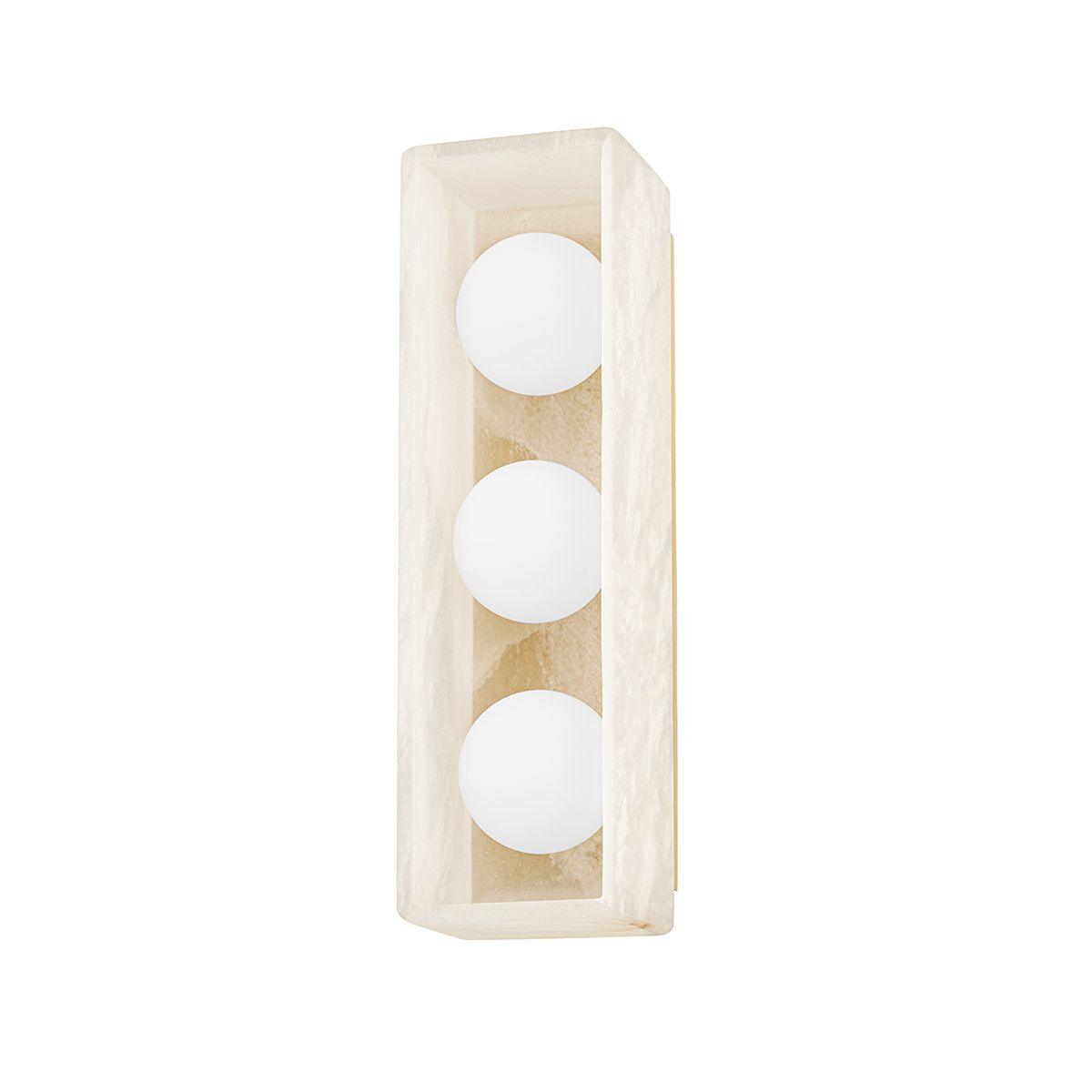 Budnick 16 In. 3 Lights LED Vanity Light Brass Finish - Bees Lighting
