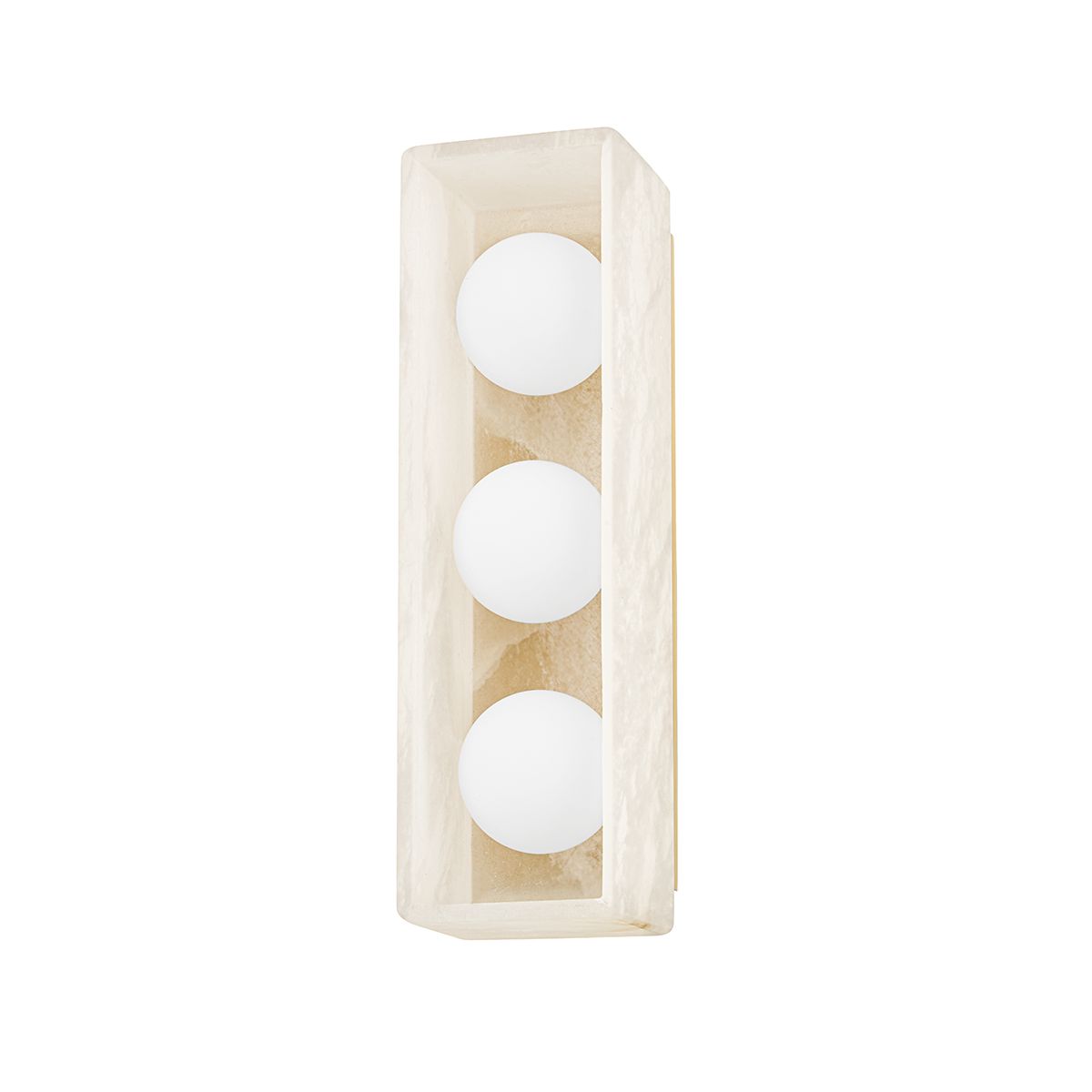 Budnick 16 In. 3 Lights LED Vanity Light Brass Finish - Bees Lighting
