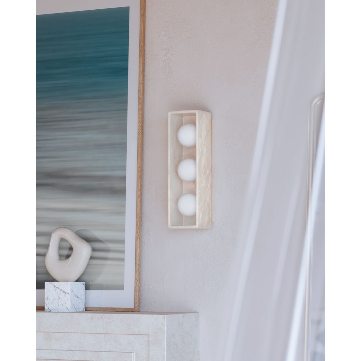 Budnick 16 In. 3 Lights LED Vanity Light Brass Finish - Bees Lighting