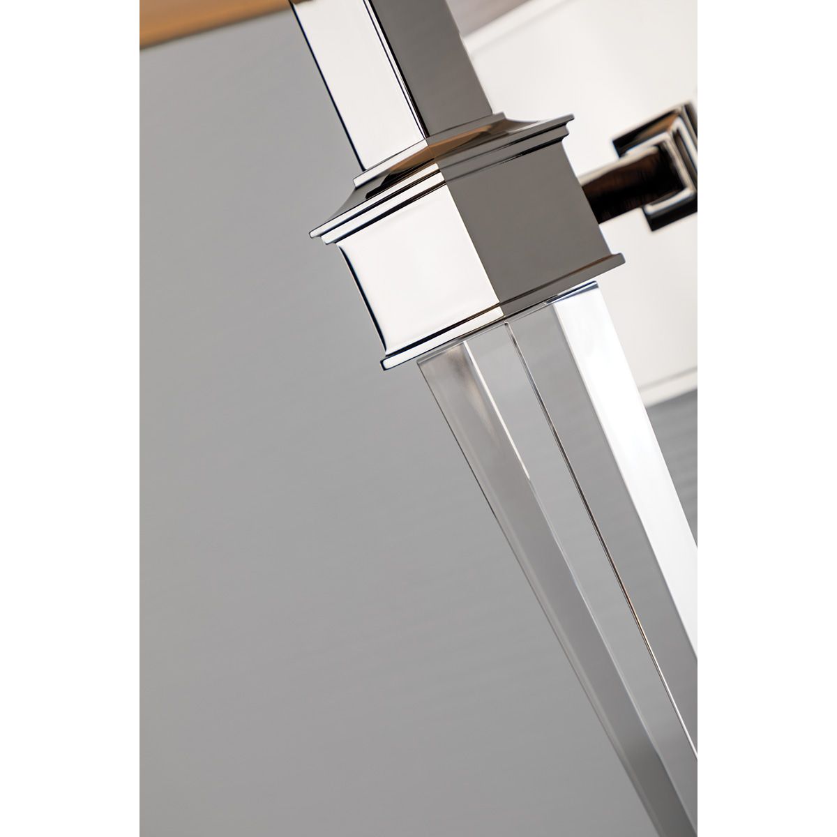 Ruskin 21 in. Armed Sconce Polished Nickel finish - Bees Lighting