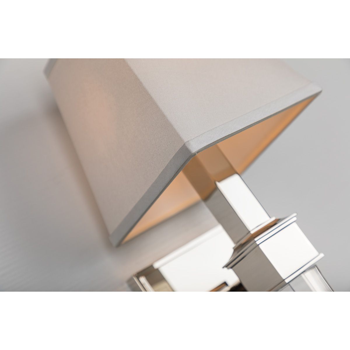 Ruskin 21 in. Armed Sconce Polished Nickel finish - Bees Lighting