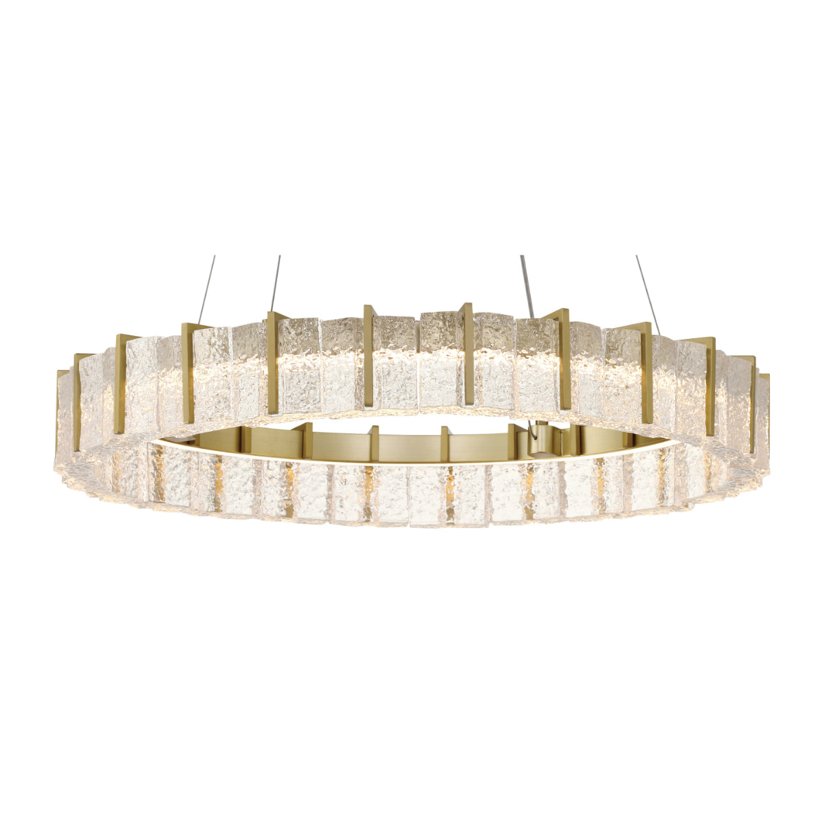 Servyn 27" 1 Light LED Pendant Light Brass Finish - Bees Lighting