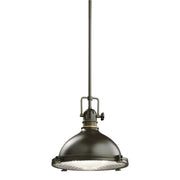 Hatteras Bay Pendant Light with Clear Fresnel Glass - Bees Lighting