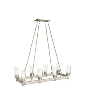Circolo 39" 8 Light Linear Chandelier - Bees Lighting