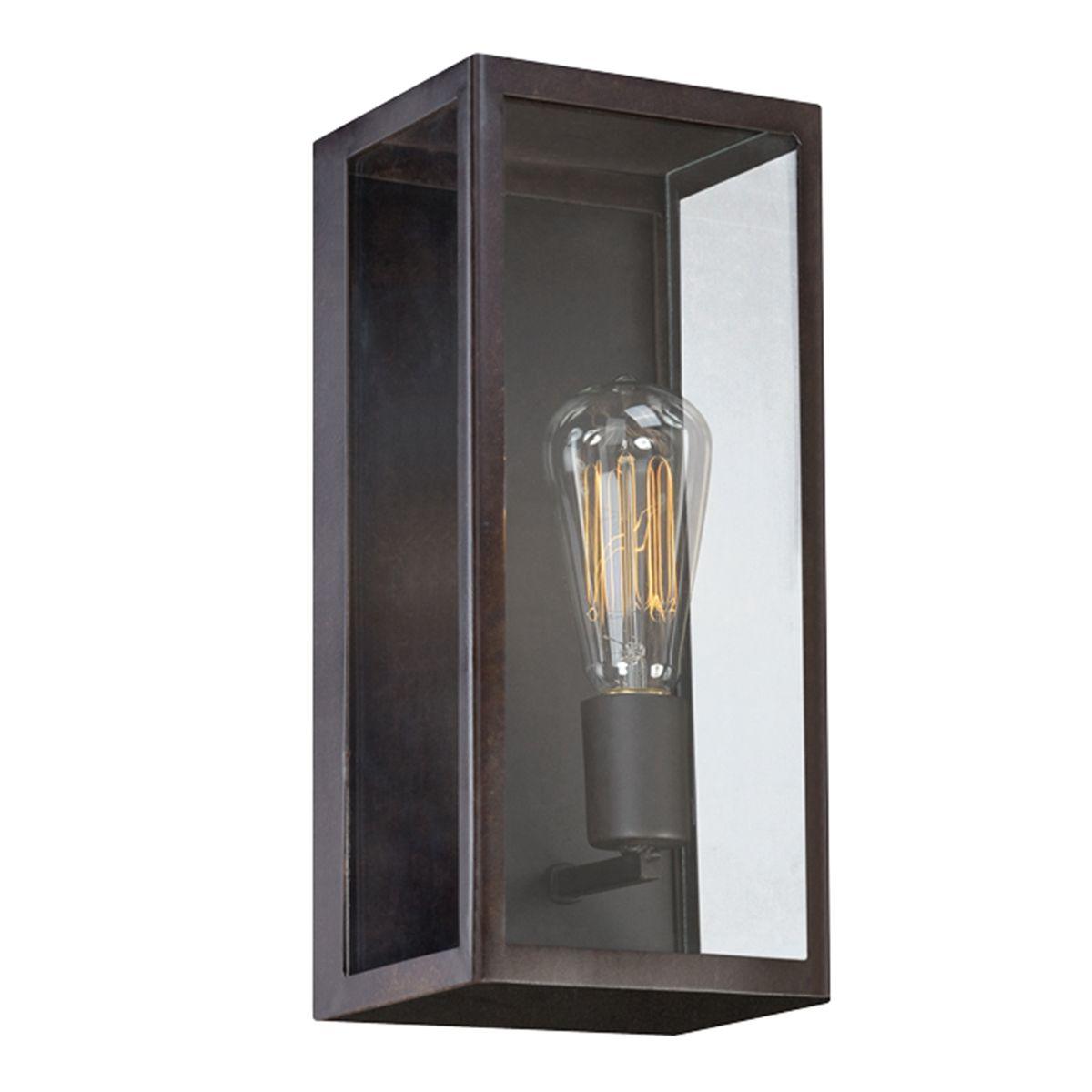 Retto 12 In. Outdoor Wall Sconce Bronze Finish - Bees Lighting