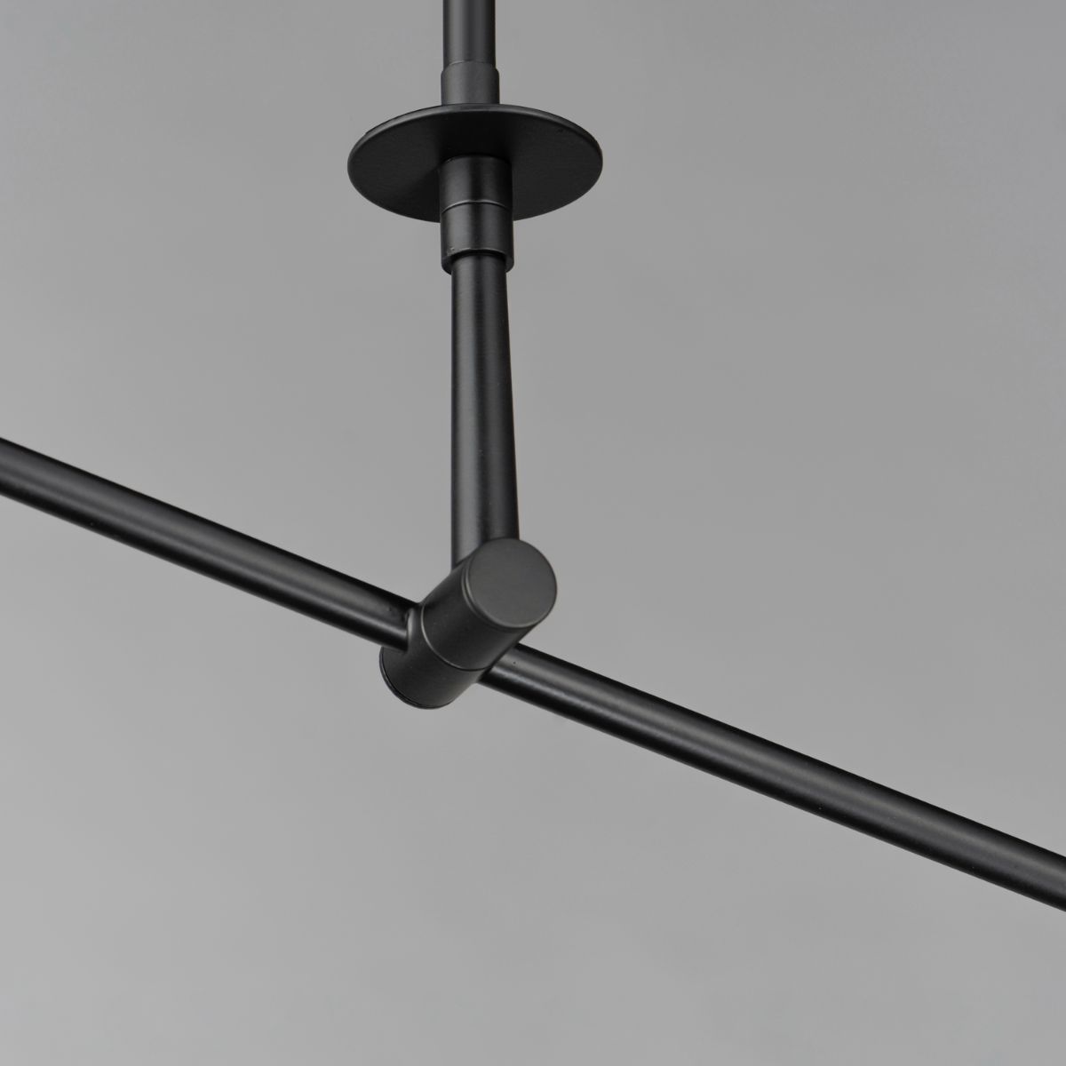 Equilibrium 42 in. 2 Lights LED Pendant Light Black Finish - Bees Lighting
