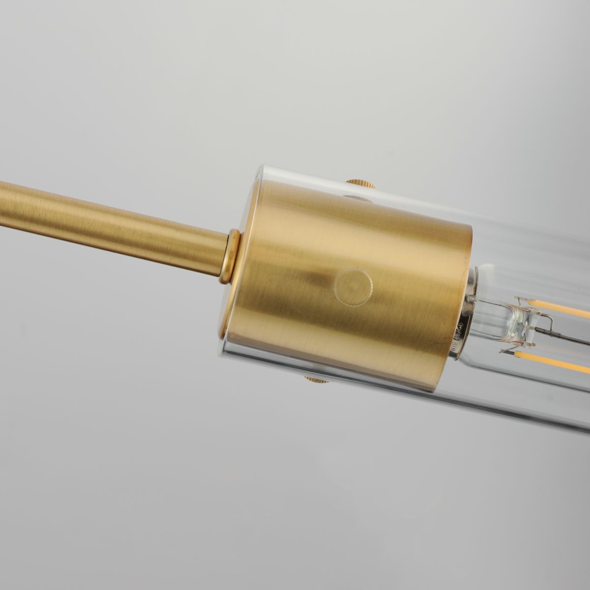 Equilibrium 42 in. 2 Lights LED Pendant Light Gold Finish - Bees Lighting