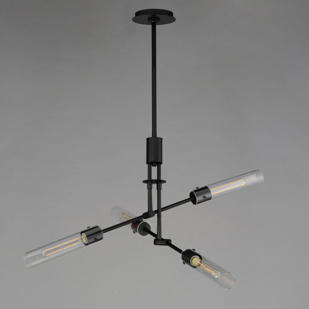 Equilibrium 36 in. 4 Lights LED Pendant Light Black Finish - Bees Lighting