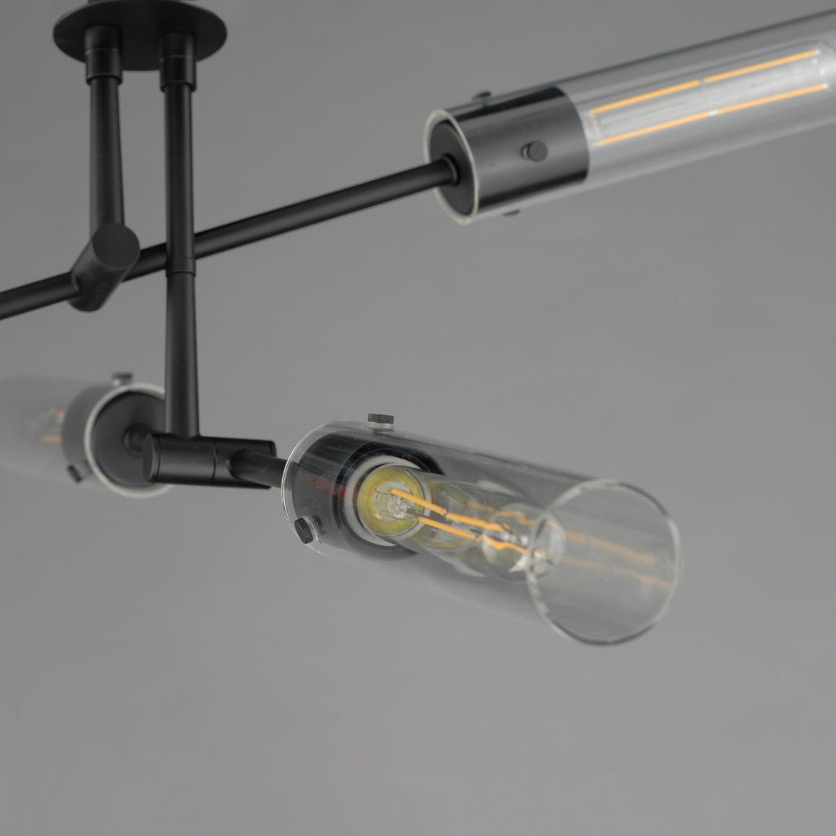 Equilibrium 36 in. 4 Lights LED Pendant Light Black Finish - Bees Lighting